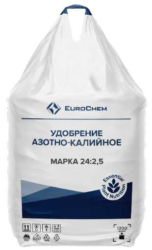 Удобрение азотно-калийное марки 24:2,5